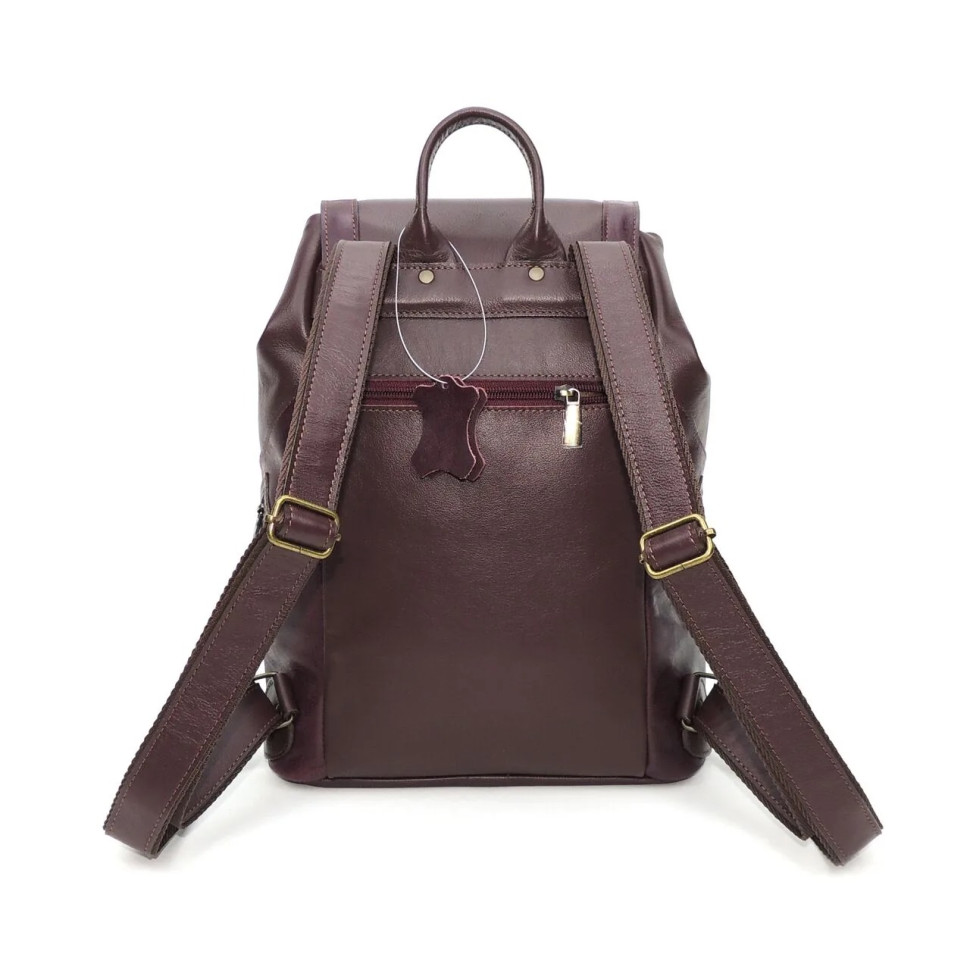 Рюкзак женский Natalia Kalinovskaya, "Климин" бордо гладкий Рюкзак женский Natalia Kalinovskaya, "Климин" бордо гладкий