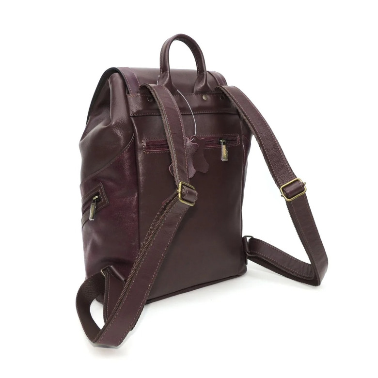 Рюкзак женский Natalia Kalinovskaya, "Климин" бордо гладкий Рюкзак женский Natalia Kalinovskaya, "Климин" бордо гладкий