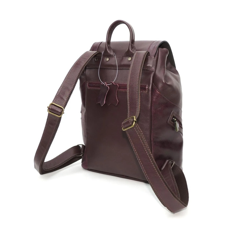 Рюкзак женский Natalia Kalinovskaya, "Климин" бордо гладкий Рюкзак женский Natalia Kalinovskaya, "Климин" бордо гладкий