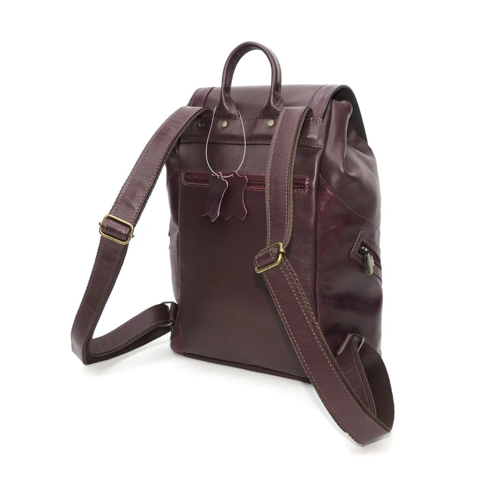 Рюкзак женский Natalia Kalinovskaya, "Климин" бордо гладкий Рюкзак женский Natalia Kalinovskaya, "Климин" бордо гладкий