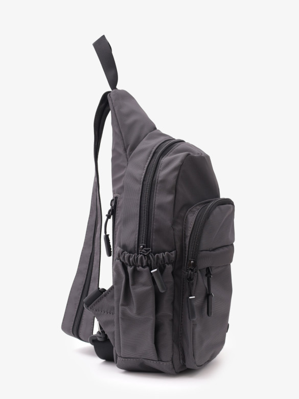 Рюкзак на одно плечо An 35012 серый