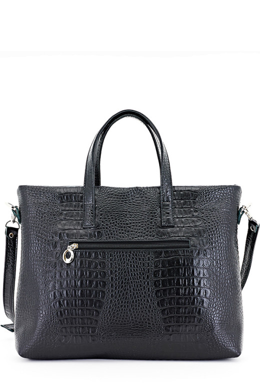 Сумка Protege ДС-223-84 "Сова№2" черный рептилия