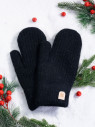 Варежки женские Корона 6559 черные Варежки женские Корона 6559 черные