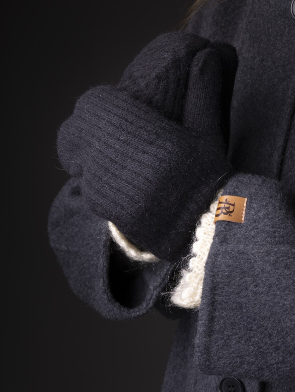 Варежки женские Корона 6559 черные Варежки женские Корона 6559 черные