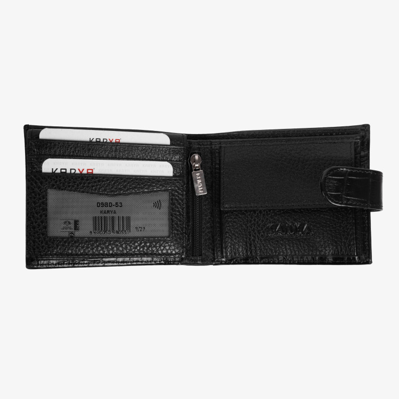 Портмоне мужское Karya 0980-53 черное