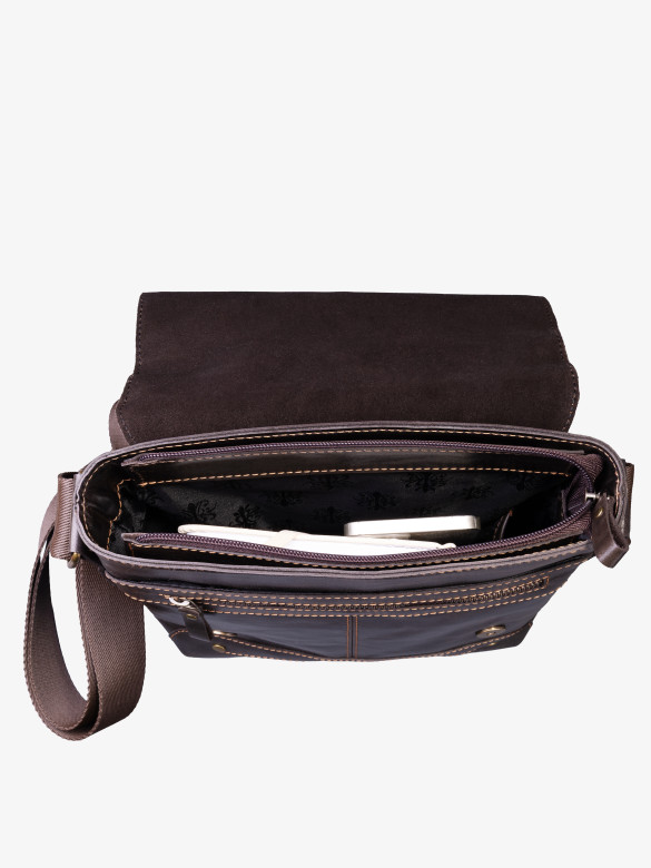 Сумка мужская Baggins 0107 коричневая пулап