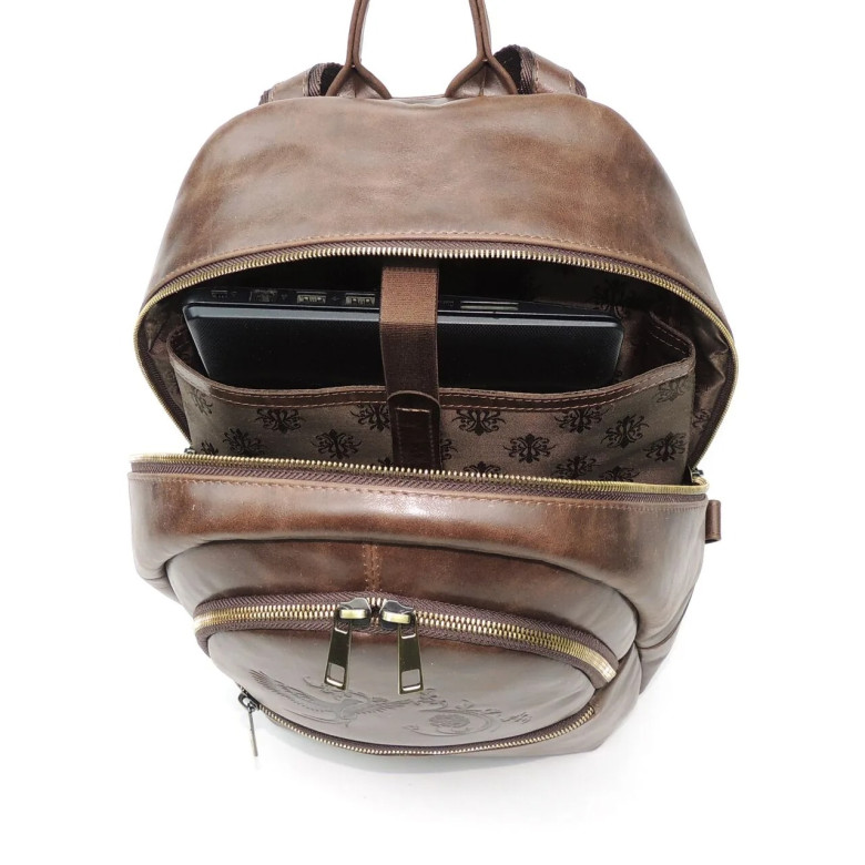 Рюкзак женский Natalia Kalinovskaya, «Эша» коричневый гладкий Рюкзак женский Natalia Kalinovskaya, «Эша» коричневый гладкий