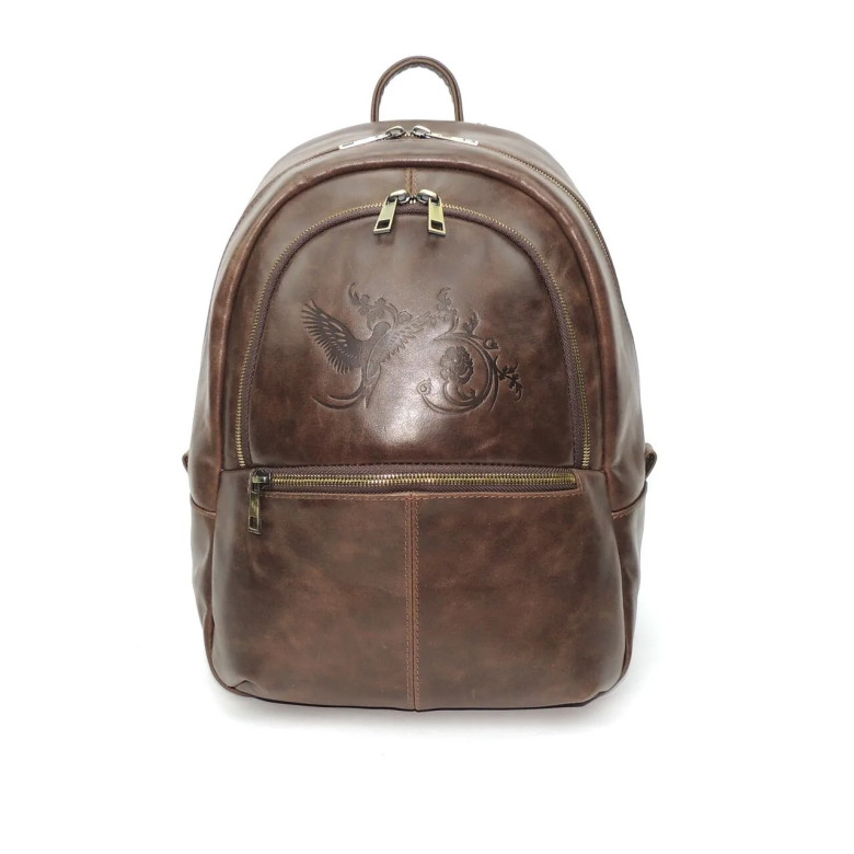 Рюкзак женский Natalia Kalinovskaya, «Эша» коричневый гладкий Рюкзак женский Natalia Kalinovskaya, «Эша» коричневый гладкий