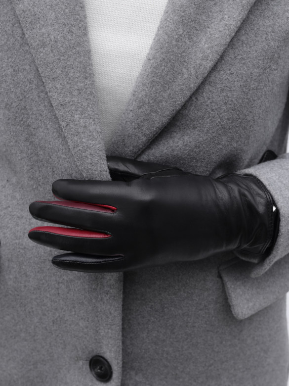 Перчатки женские Kasablanka (3.1) 2145 с цветными пальцами