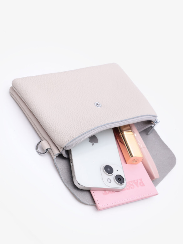 Сумка-конверт Cciline 0088 светло-бежевая