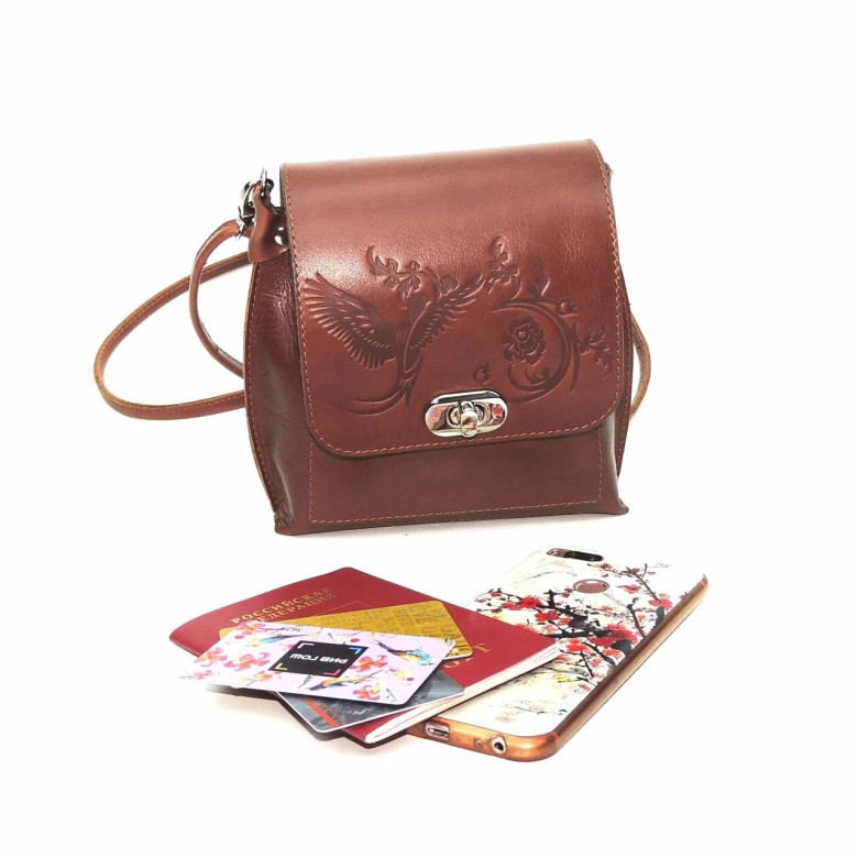 Сумка женская Natalia Kalinovskaya 76п.621 "Капри" Птица рыжая