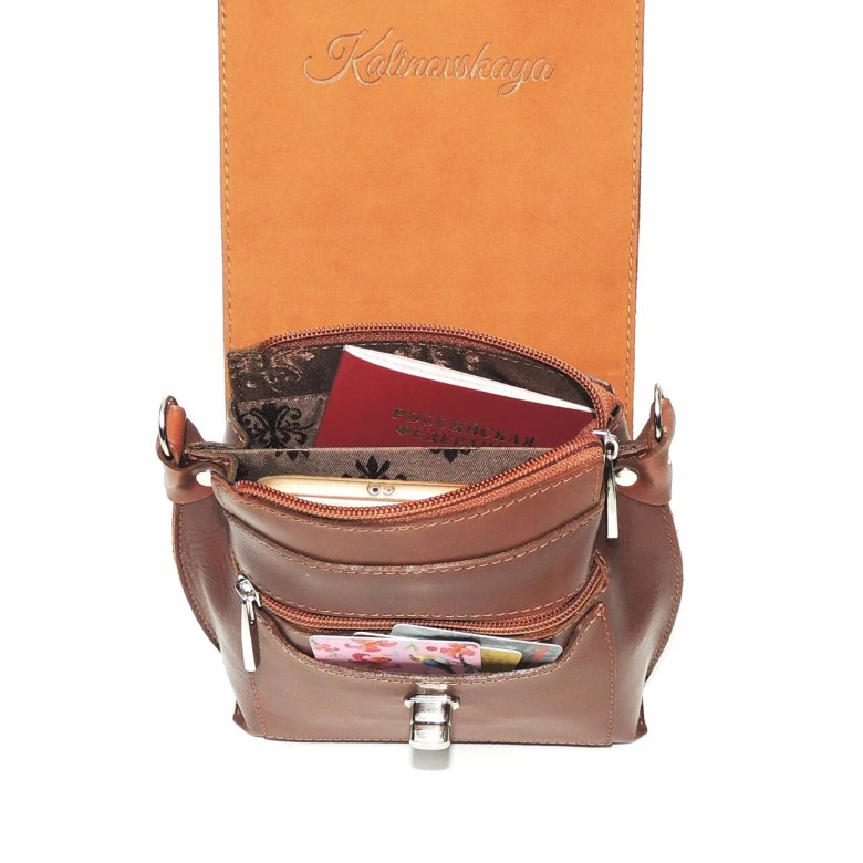 Сумка женская Natalia Kalinovskaya 76п.621 "Капри" Птица рыжая