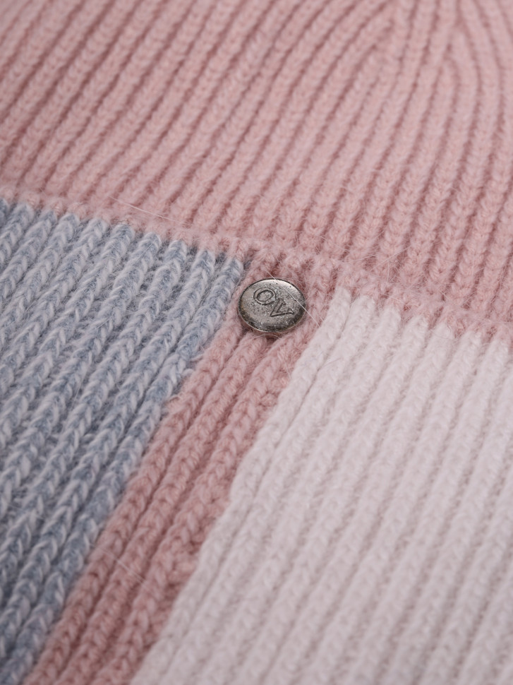 Шапка OvenTrico 1570 розовый/голубой/белый Шапка OvenTrico 1570 розовый/голубой/белый