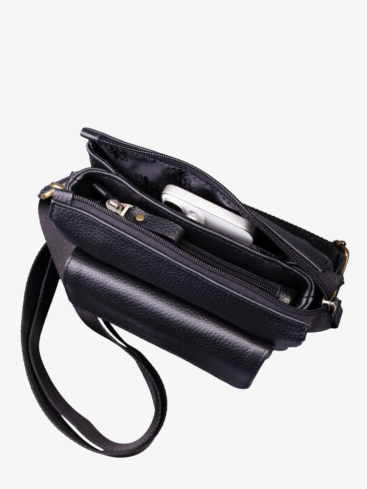 Сумка МУЖ.BG 0108 чер.фл.