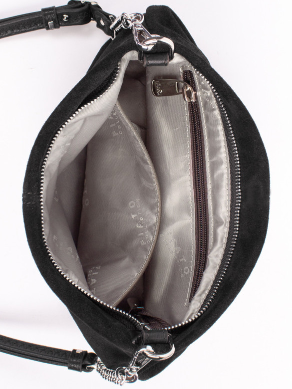 Сумка FIATO 2719 замша чёрная