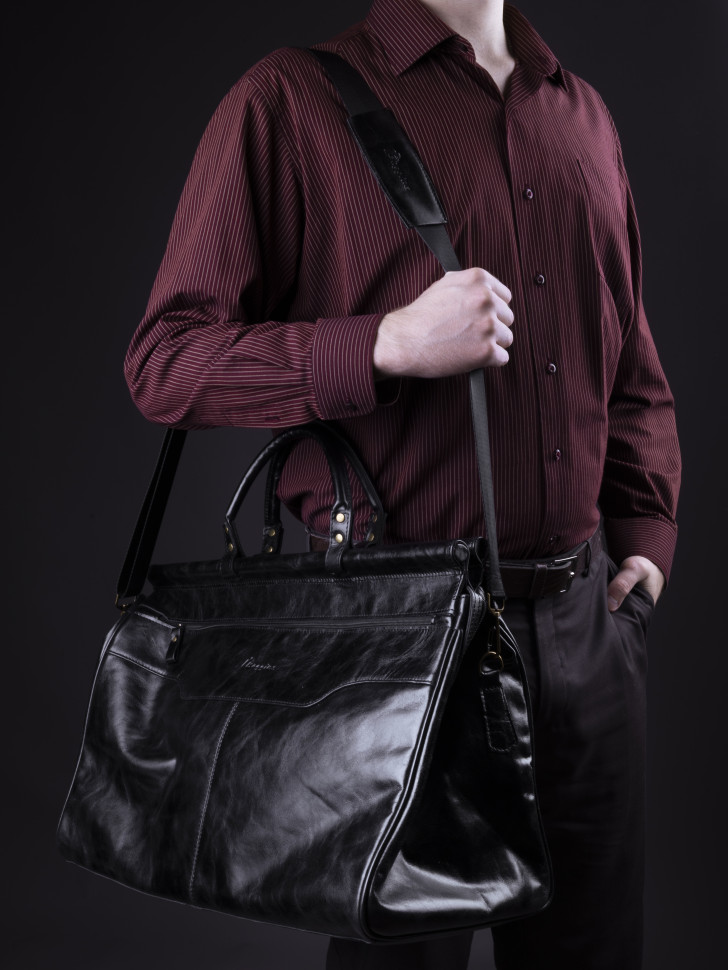 Сумка дорожная Baggins 1037 черная пулл-ап Сумка дорожная Baggins 1037 черная пулл-ап