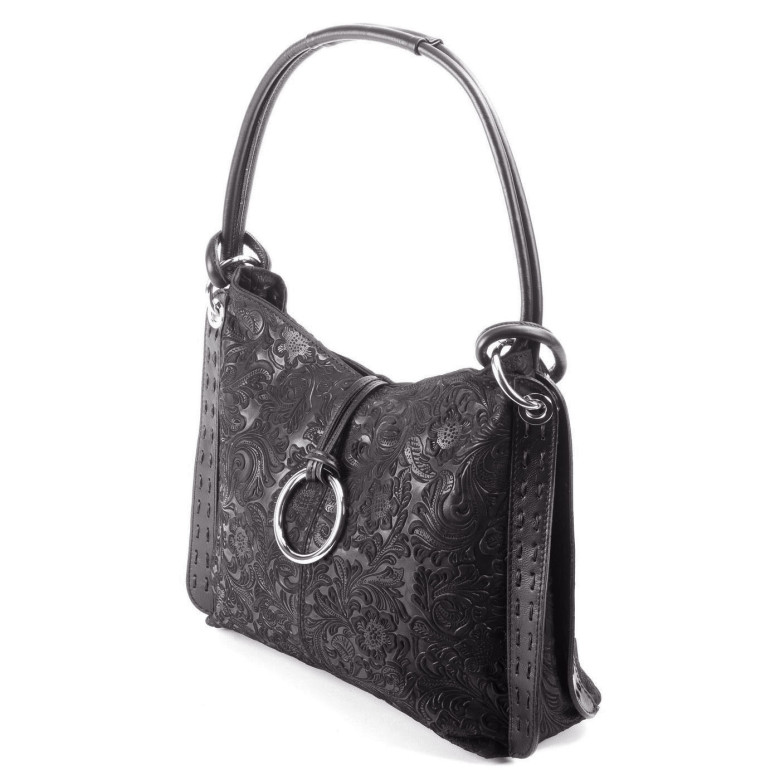 Сумка женская итальянская Roberta Firenze sissi 153 чёрная Сумка женская итальянская Roberta Firenze sissi 153 чёрная