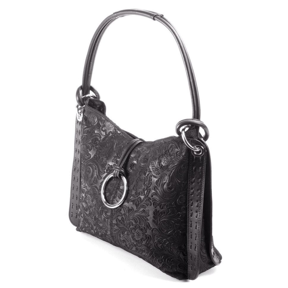 Сумка женская итальянская Roberta Firenze sissi 153 чёрная Сумка женская итальянская Roberta Firenze sissi 153 чёрная
