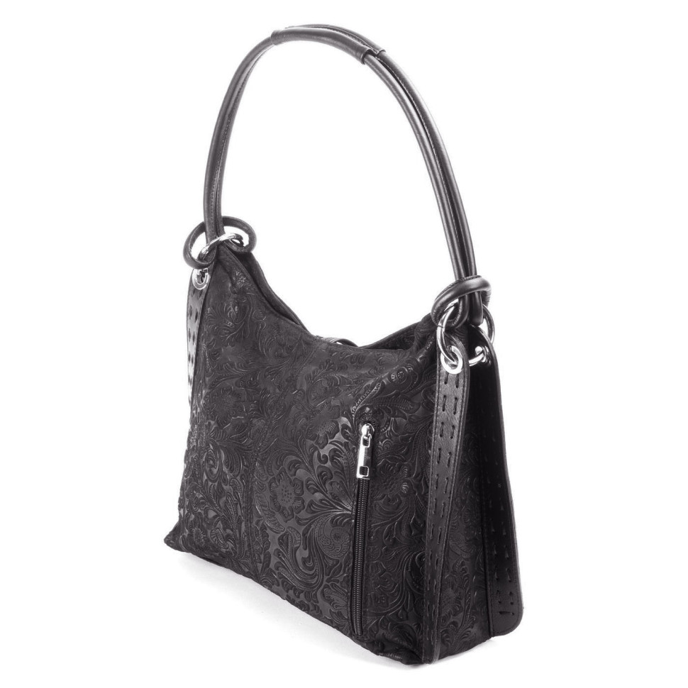 Сумка женская итальянская Roberta Firenze sissi 153 чёрная Сумка женская итальянская Roberta Firenze sissi 153 чёрная