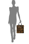 Сумка женская Protege, ДС-220-256 "Зебра" охра флотер Сумка женская Protege, ДС-220-256 "Зебра" охра флотер