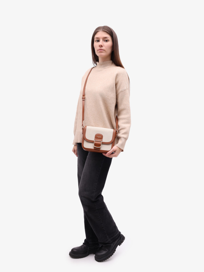 Сумка женская David Jones 7014 cognac Сумка женская David Jones 7014 cognac