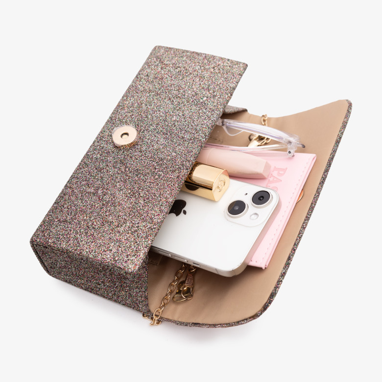 Клатч 1703-1 black/gold