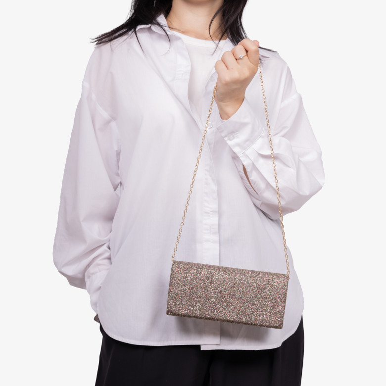 Клатч 1703-1 black/gold