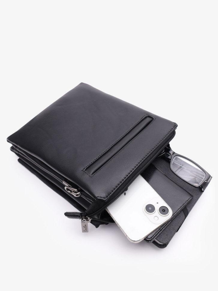 Сумка мужская Cantlor Ж03-Y02-2 черная Сумка мужская Cantlor Ж03-Y02-2 черная