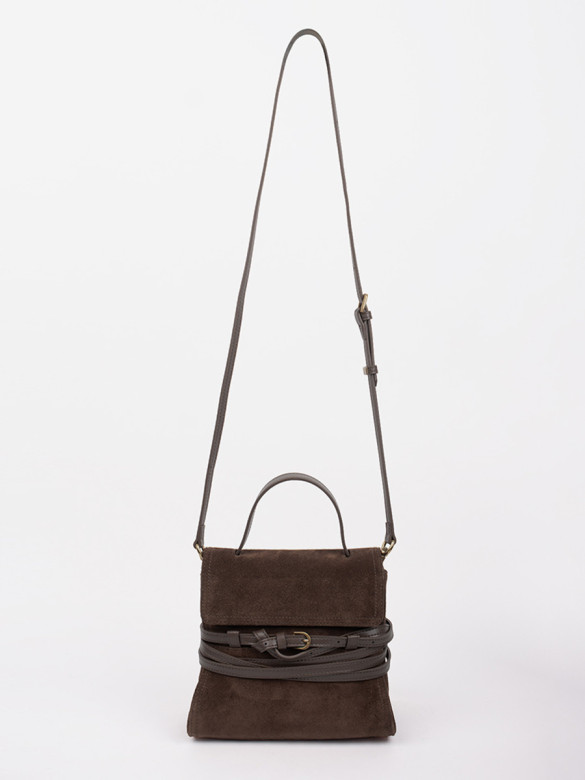 Сумка Lamagio 68920 замша коричневая Сумка Lamagio 68920 замша коричневая