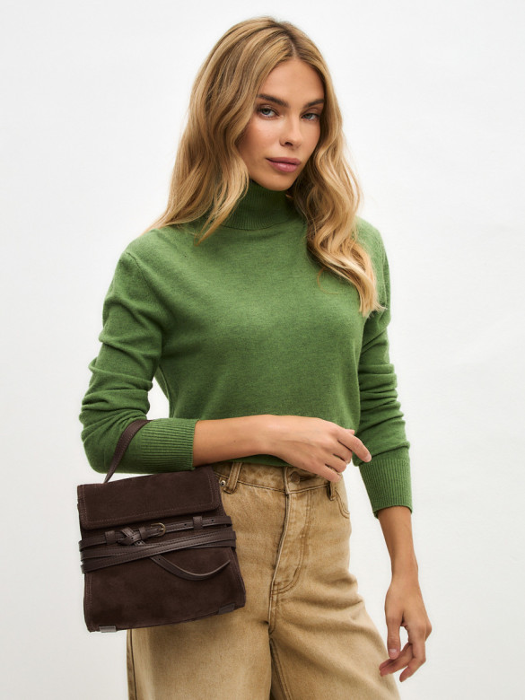 Сумка Lamagio 68920 замша коричневая Сумка Lamagio 68920 замша коричневая