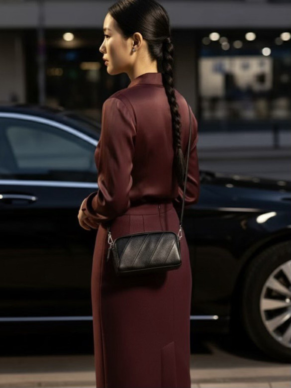 Женская сумка Cciline А-5004 чёрная