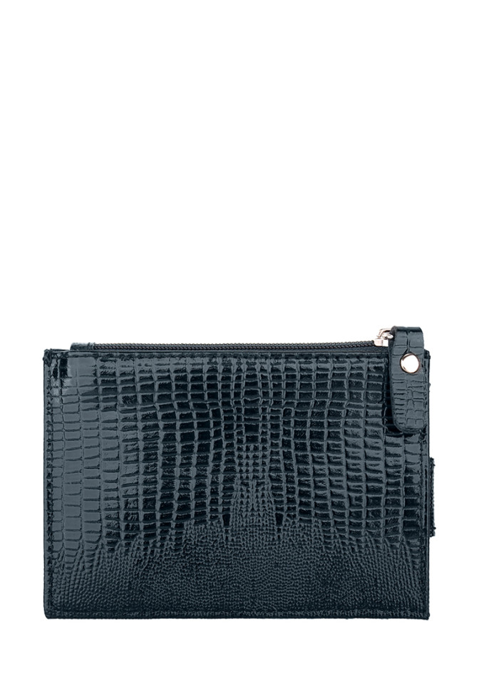 Кредитница КРИС GREEN кожа варан зеленый, 77723