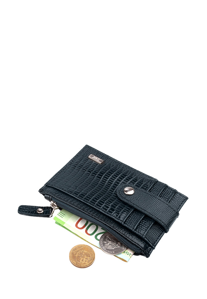 Кредитница КРИС GREEN кожа варан зеленый, 77723