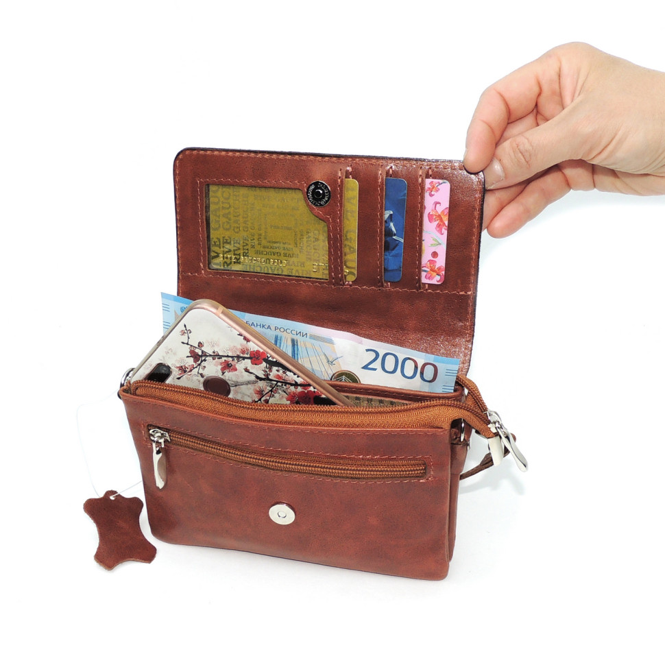 Женская сумочка кошелёк Natalia Kalinovskaya С53п-601 «Лисиа» 