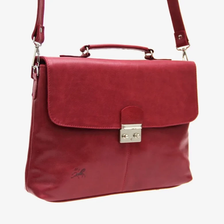 Портфель женский Maxsimo Tarnavsky 2025 красный пул ап