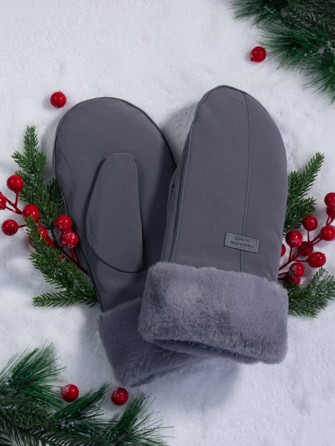 Варежки женские Baggins влагоотталкивающие серые