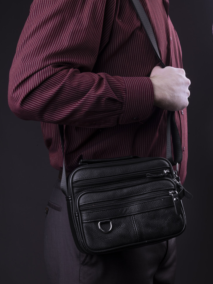 Сумка мужская  Baggins 8721 черная