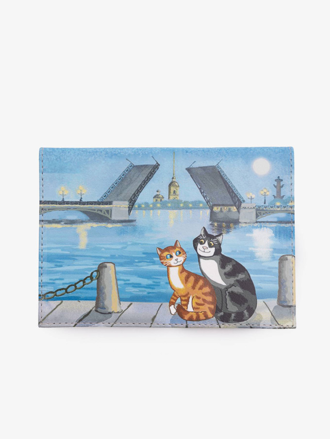 Обложка для паспорта Grand 02-006-181 коты Обложка для паспорта Grand 02-006-181 коты
