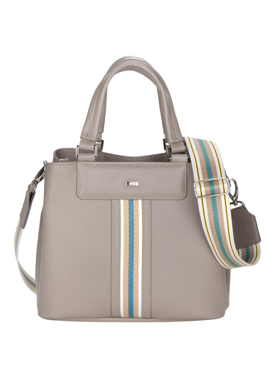 Сумка Esse 78754 УМА PRALINE бергамо серый/бежевый Сумка Esse 78754 УМА PRALINE бергамо серый/бежевый
