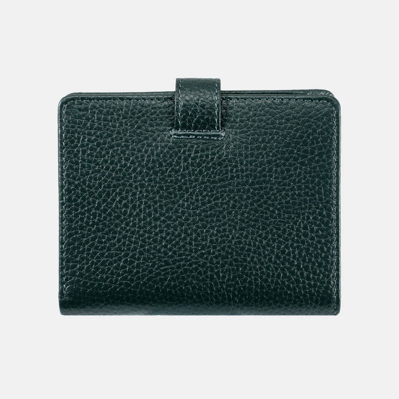Портмоне женское ПЖ-475-1585 т.зелёное