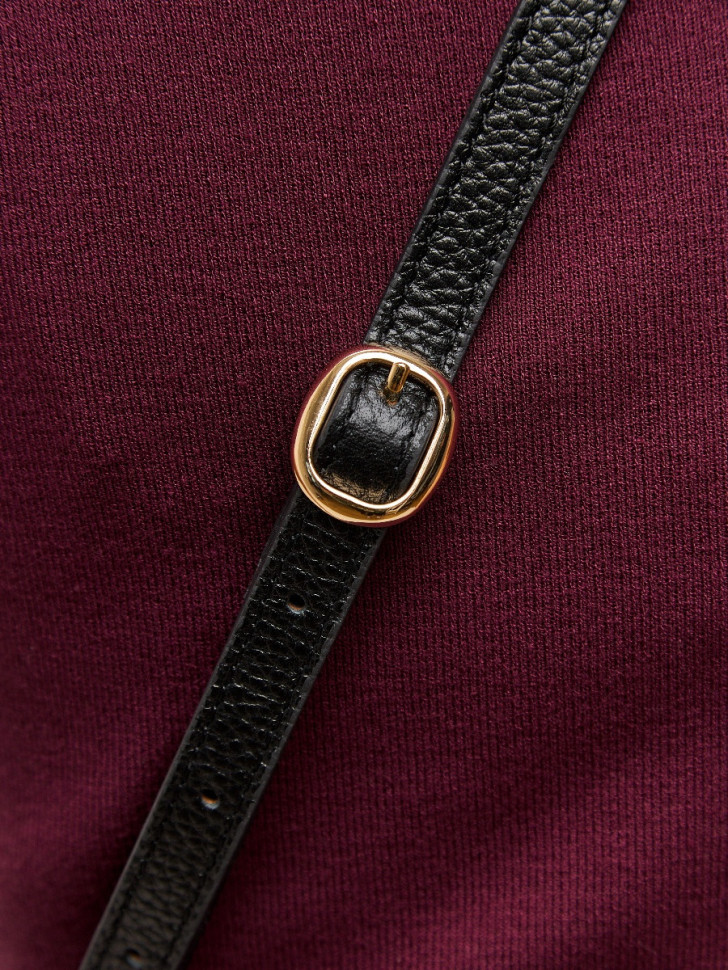 Сумка Curanni 2538 дольче замша черная