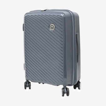 Чемодан для ручной клади Travelcar 02, полипропилен, 20" серый