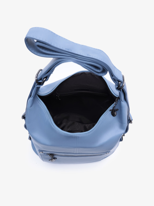 Сумка-рюкзак Roseshow 83130 голубая