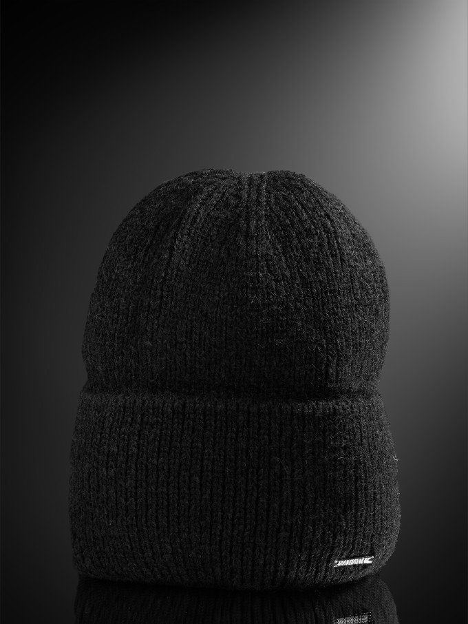 Шапка мужская 12589 MARHATTER черный (57-59)