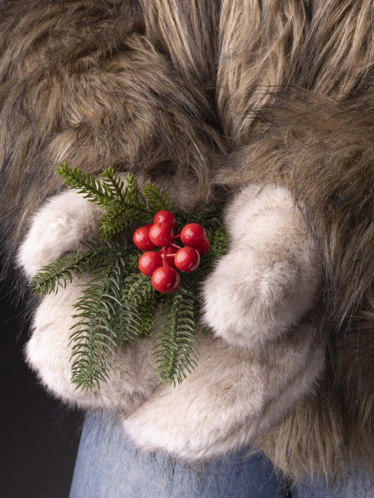 Варежки женские Baggins иск.мех бежевые