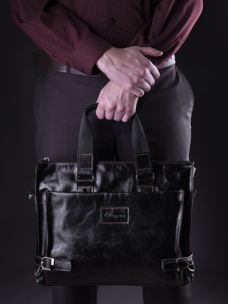 Сумка МУЖ.BG 1015 чер.пул ап(портфель)