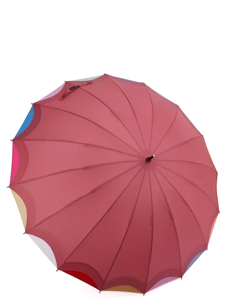 Зонт-трость Три Слона 1100 полуавтомат розовый