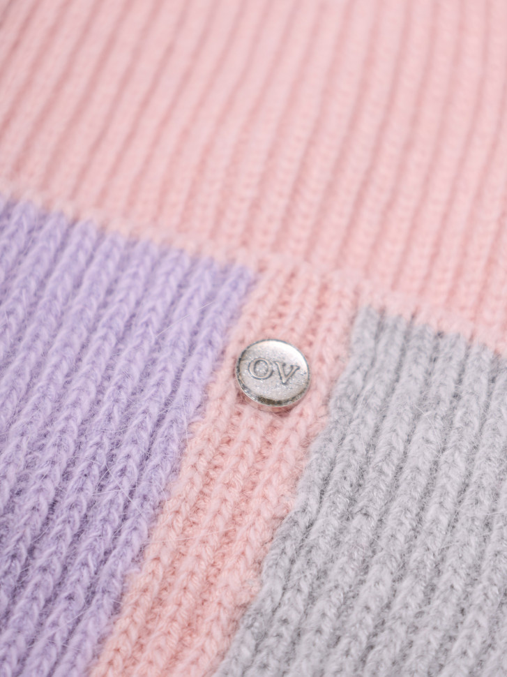 Шапка OvenTrico 1570 розовый/сиреневый/серый