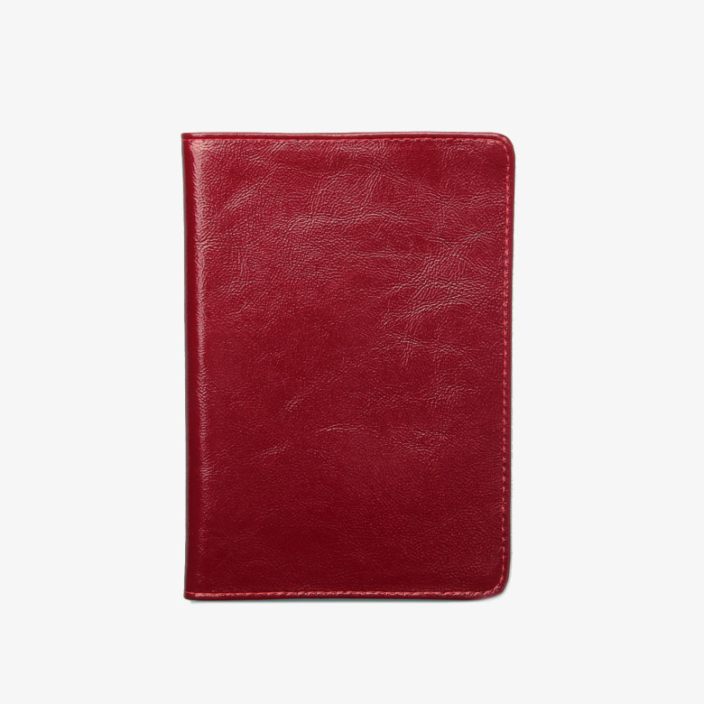 Обложка для паспорта 02-002-0951 бордо лак