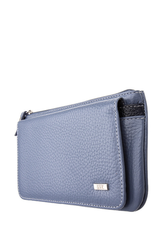 Кошелек Esse, 78160 ИНКАНТО ТУМАН серо-голубой/синий